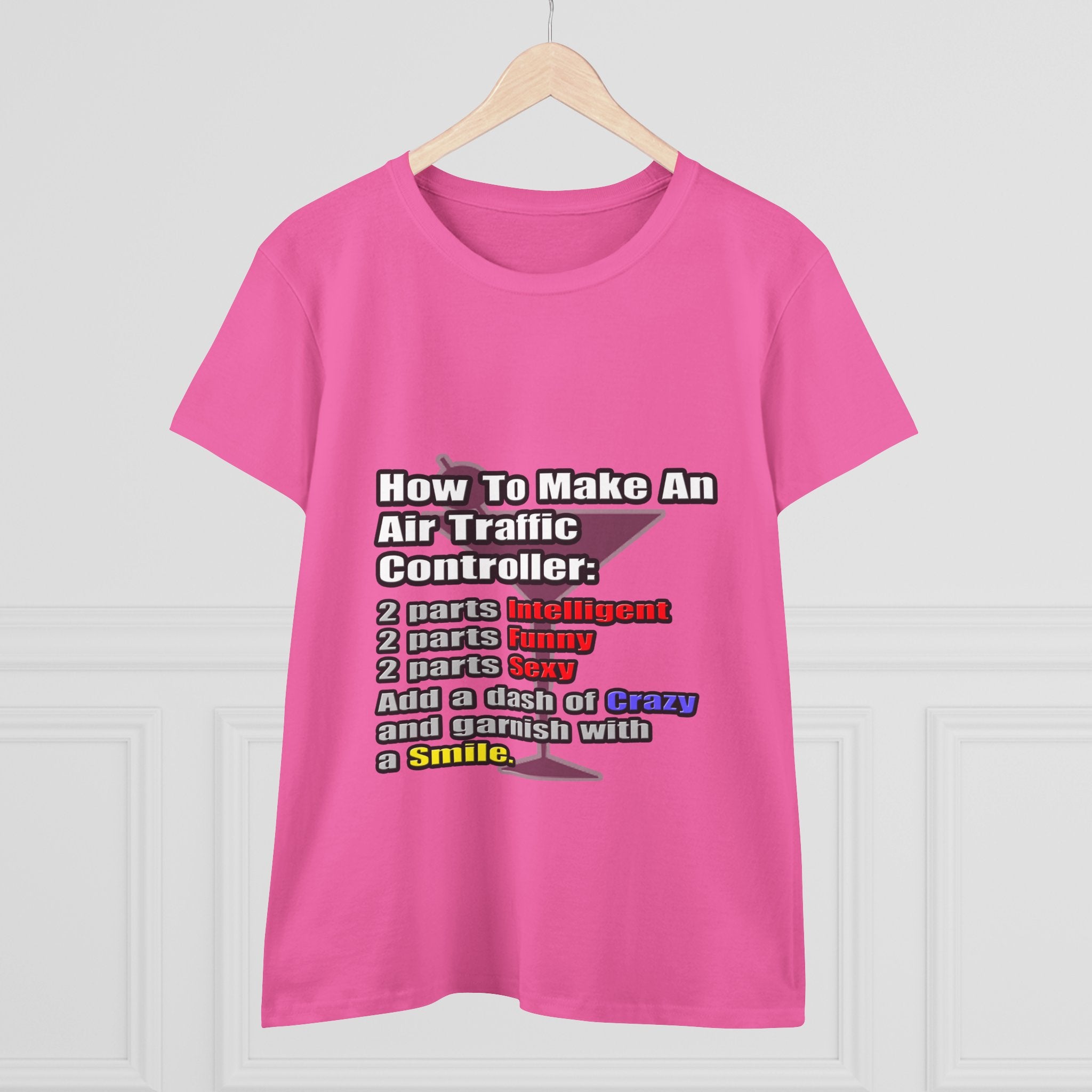 How To Make an Air Traffic Controller - Women's Midweight Cotton Tee
