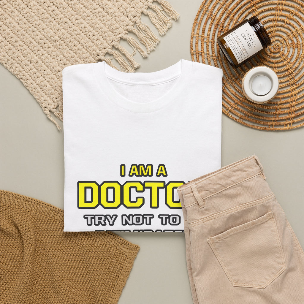 Doctor...Superior Intelligence - Unisex Heavy Cotton Tee