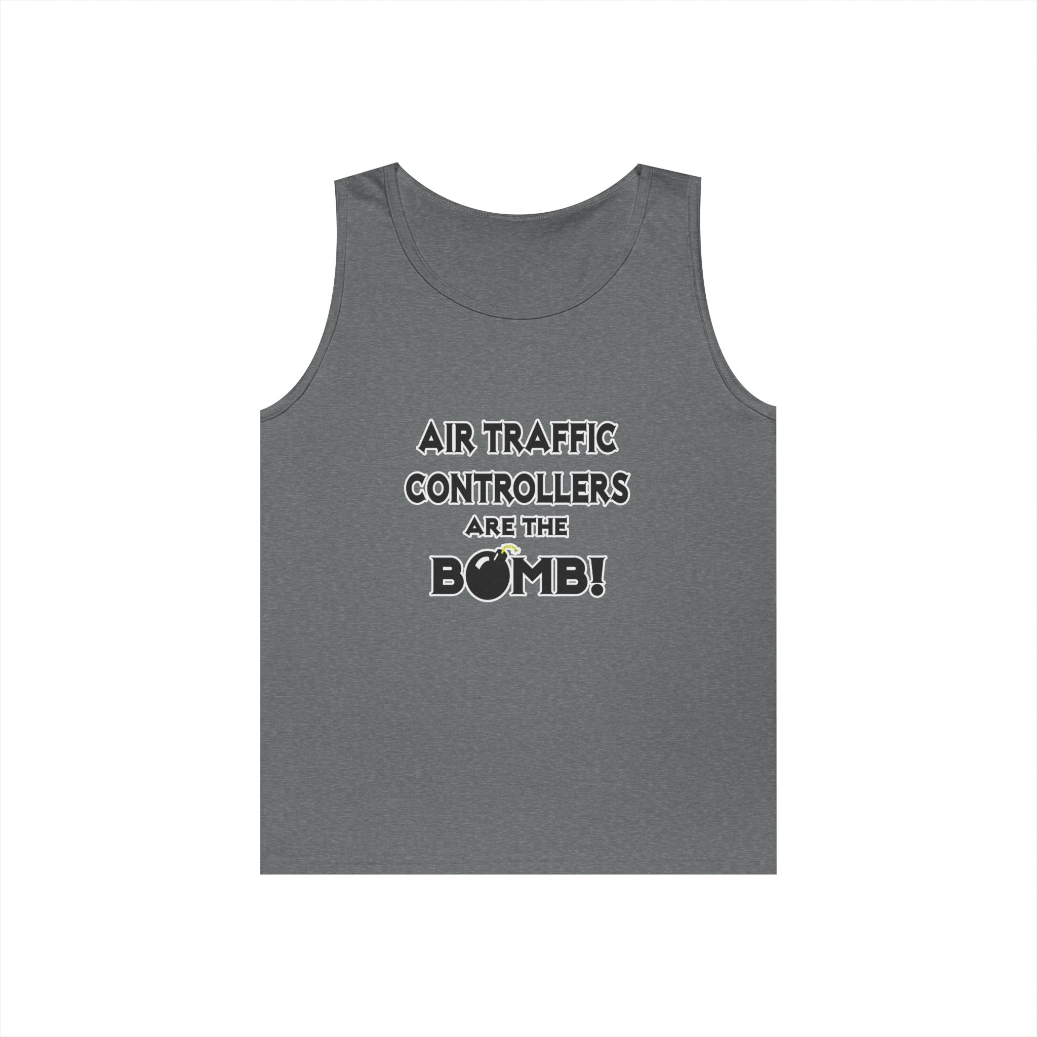Air Traffic Controllers Are The Bomb! - Unisex Heavy Cotton Tank Top