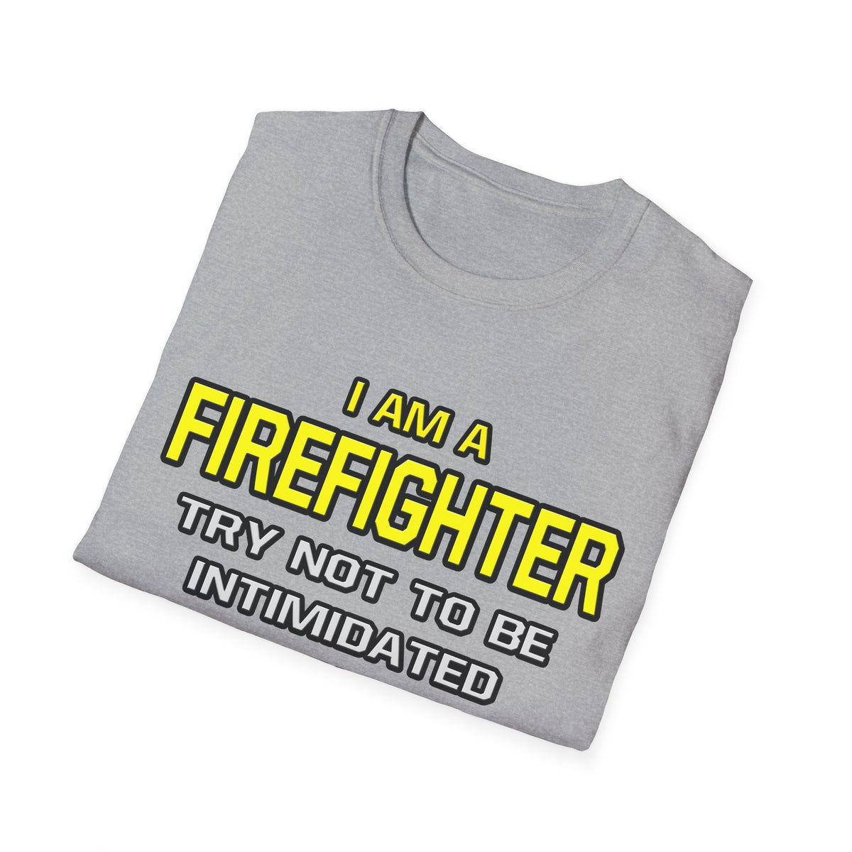 Firefighter...Superior Intelligence - Unisex Softstyle T-Shirt