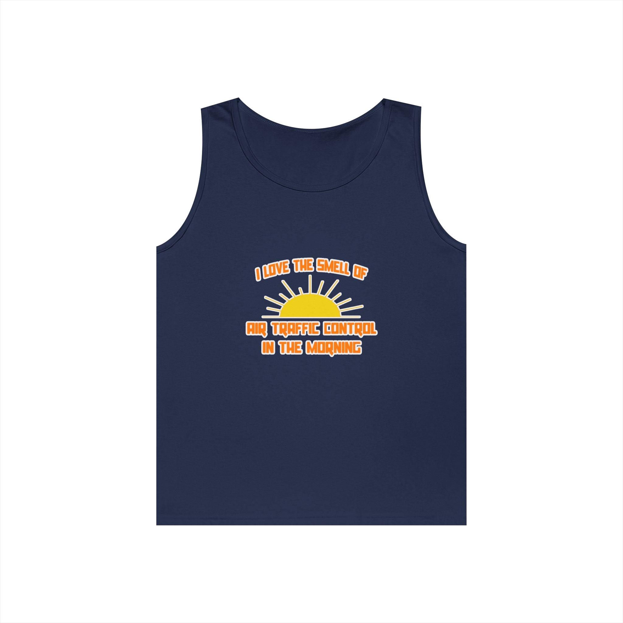 Smell of Air Traffic Control in the Morning - Unisex Heavy Cotton Tank Top