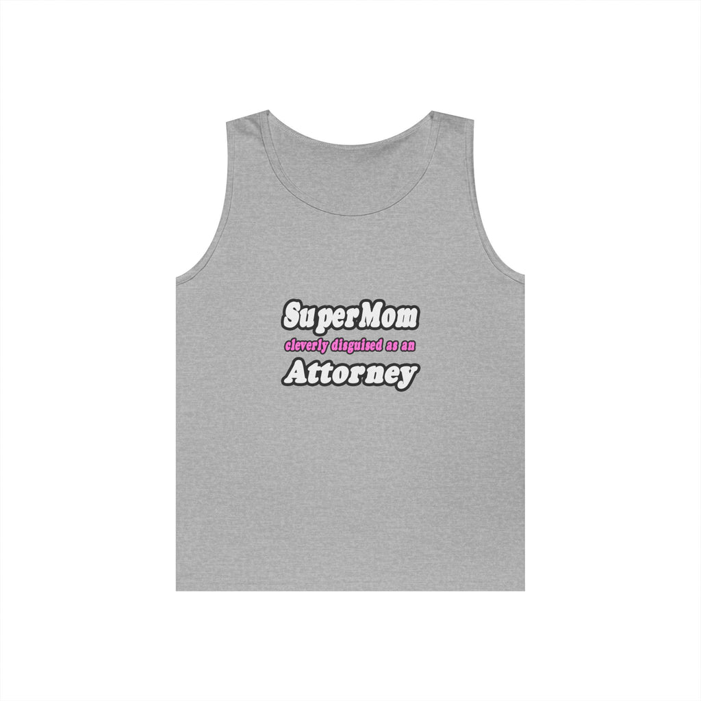 SuperMom Attorney - Unisex Heavy Cotton Tank Top