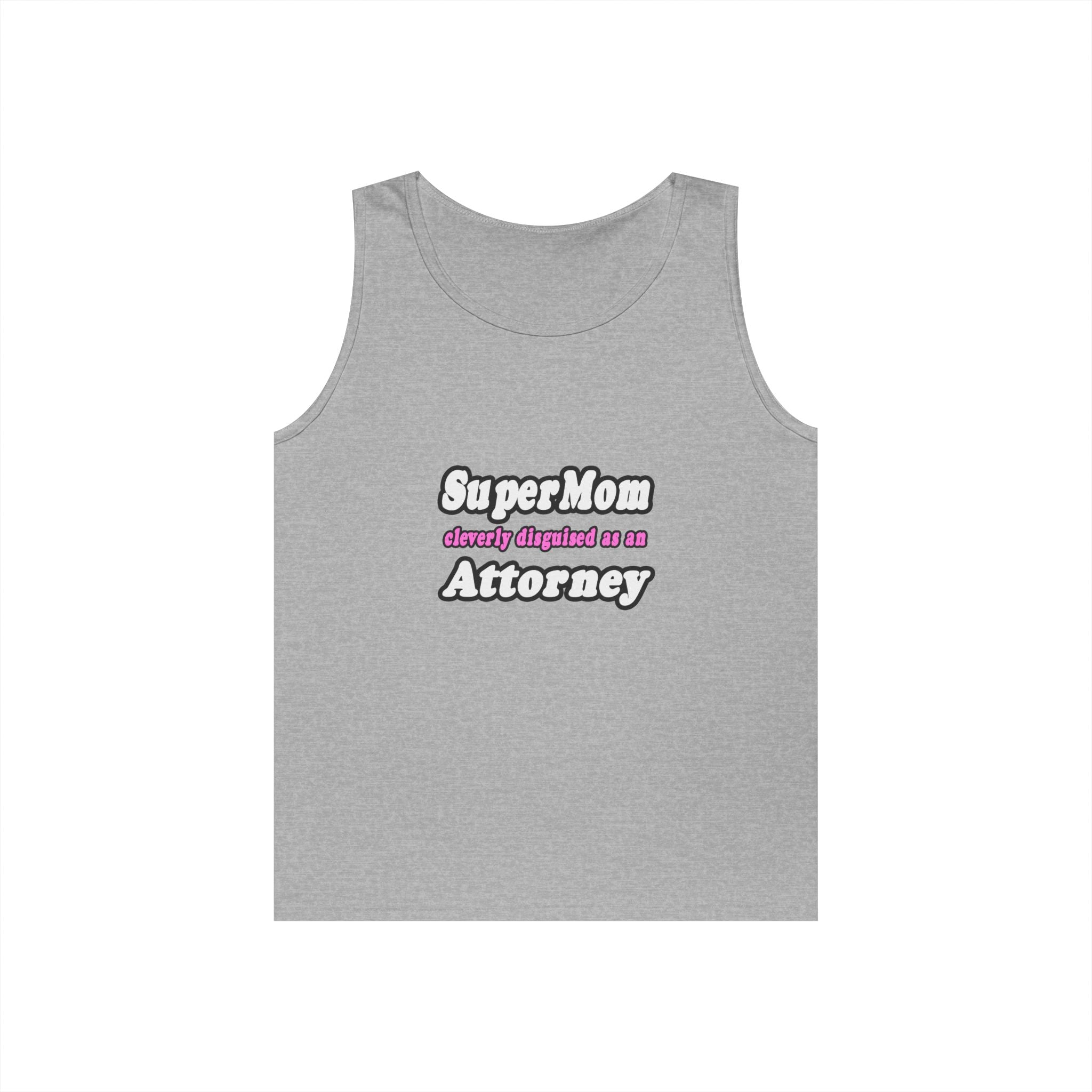 SuperMom Attorney - Unisex Heavy Cotton Tank Top