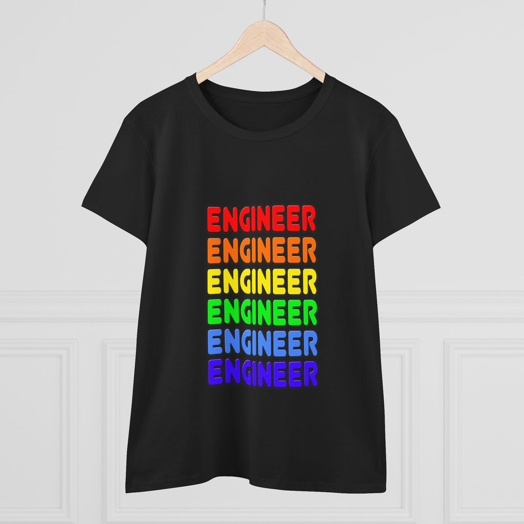 Rainbow Engineer - Women's Midweight Cotton Tee