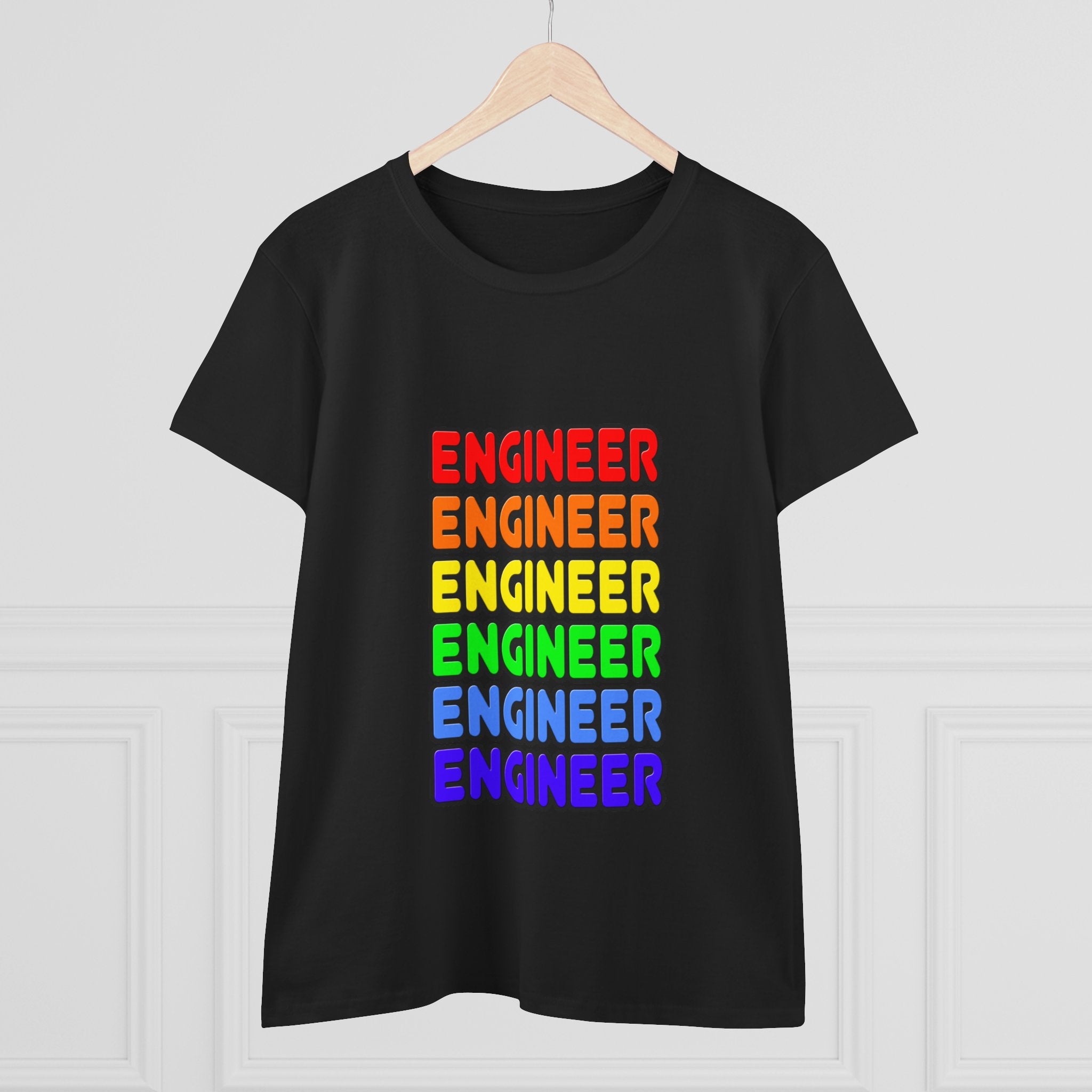 Rainbow Engineer - Women's Midweight Cotton Tee