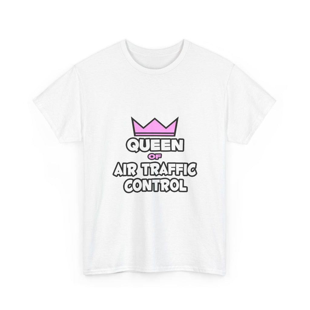 Queen of Air Traffic Control - Unisex Heavy Cotton Tee