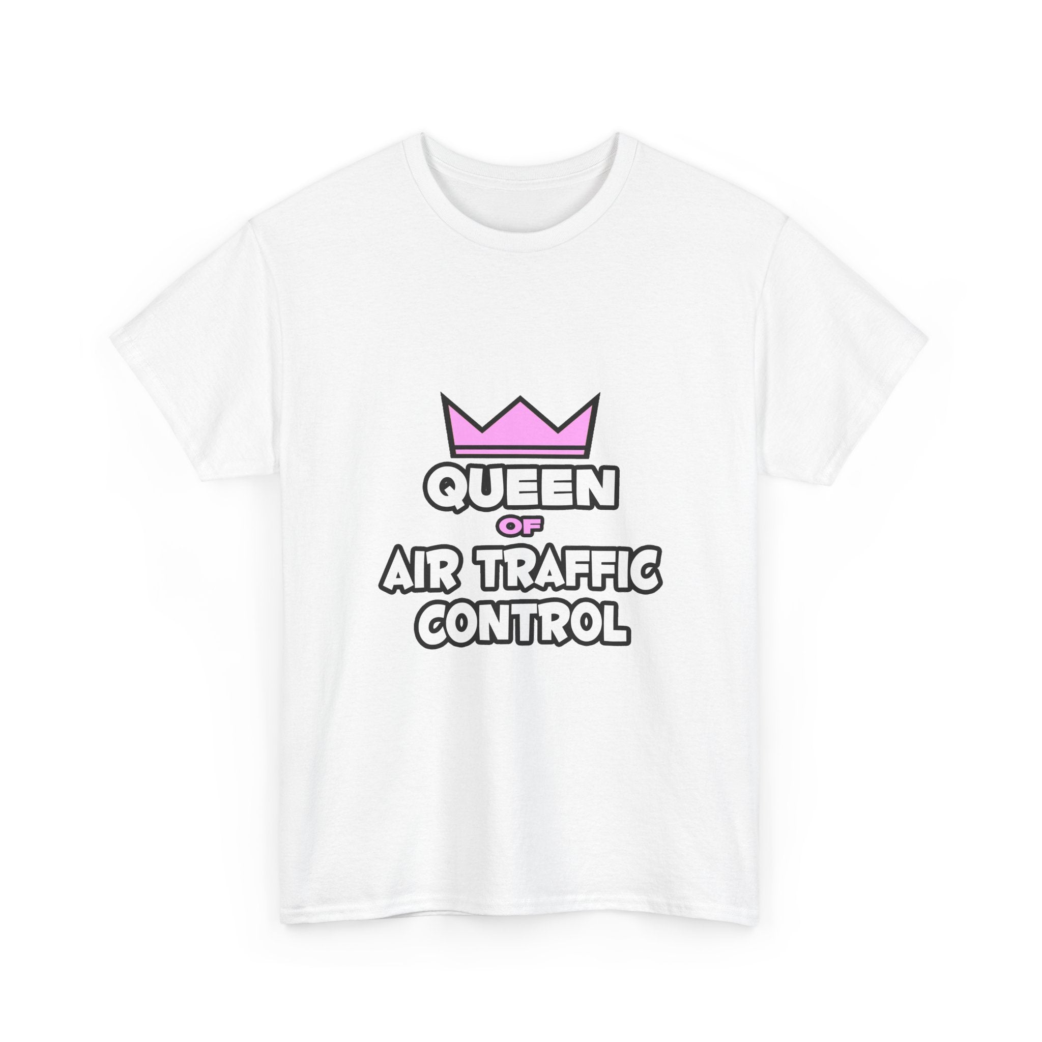 Queen of Air Traffic Control - Unisex Heavy Cotton Tee