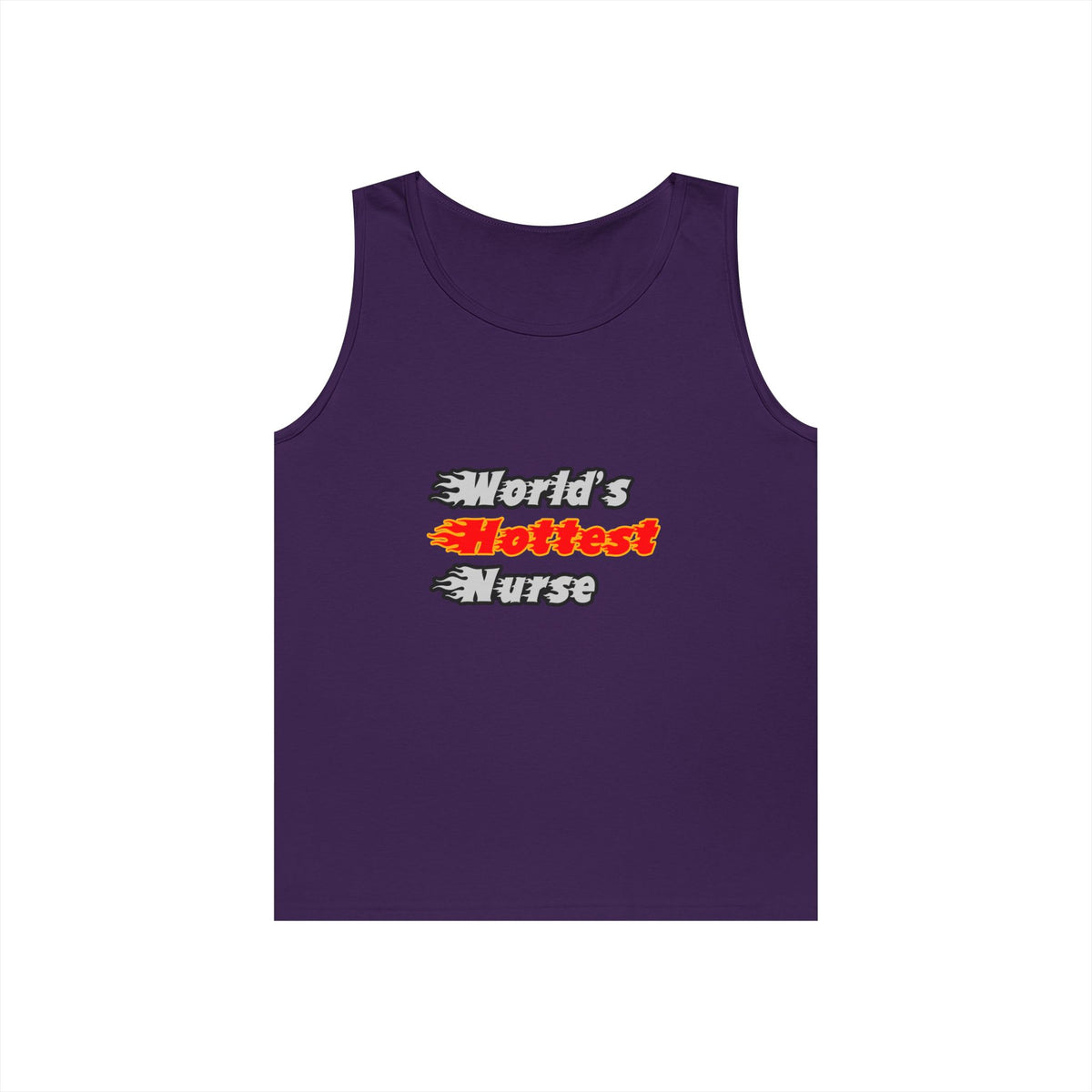 World's Hottest Nurse - Unisex Heavy Cotton Tank Top