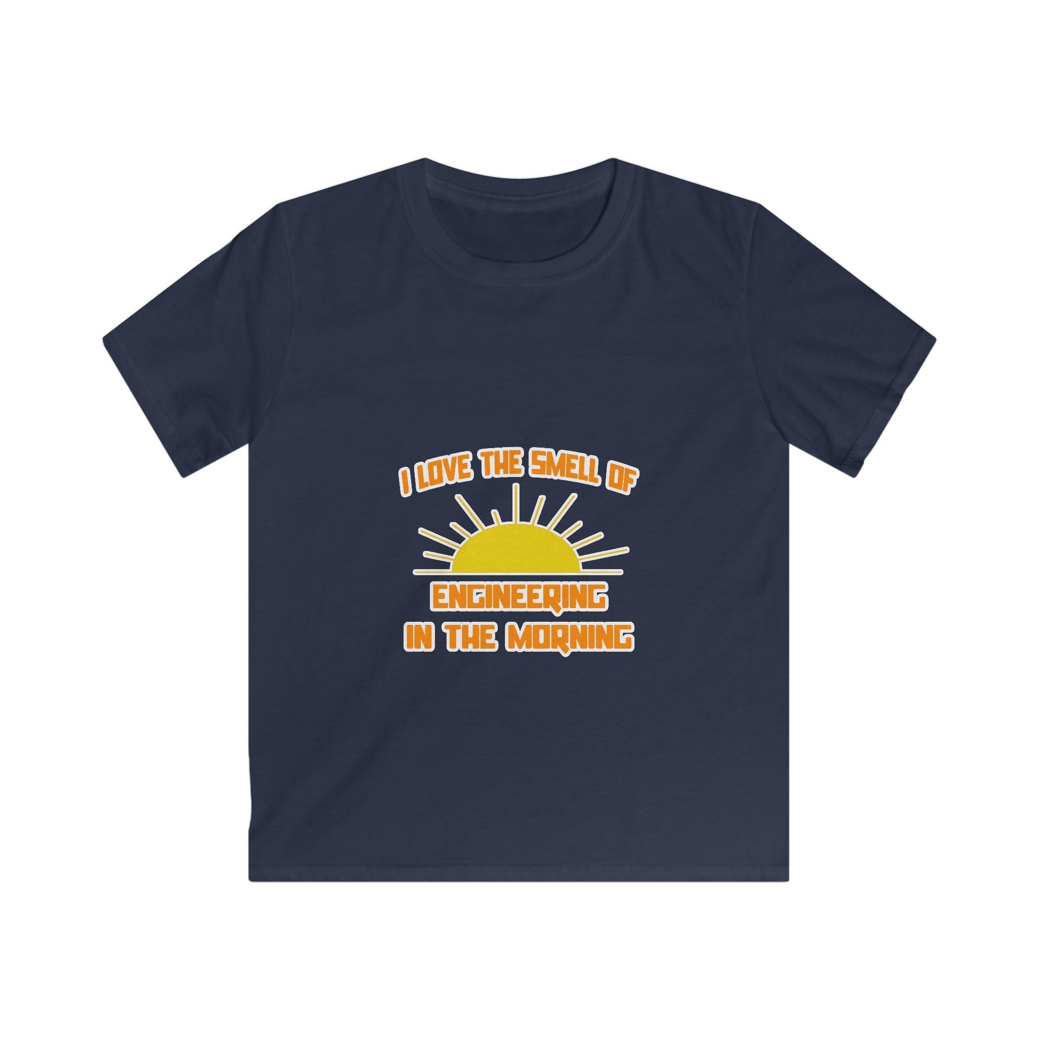 Smell of Engineering in the Morning - Kids Softstyle Tee