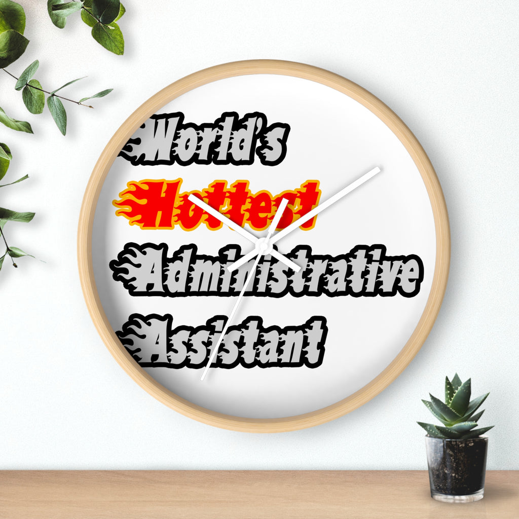 World's Hottest Administrative Assistant - Wall Clock