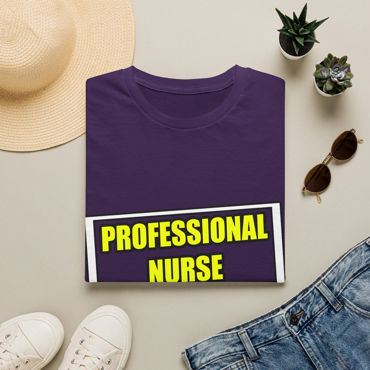 Professional Nurse...Don't Try This At Home - Unisex Softstyle T-Shirt