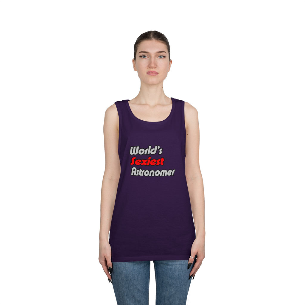 World's Sexiest Astronomer - Unisex Heavy Cotton Tank Top