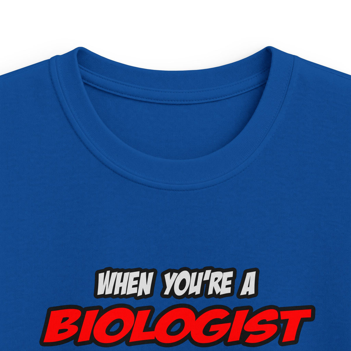 Biologist .. OMG WTF LOL - Kids Softstyle Tee