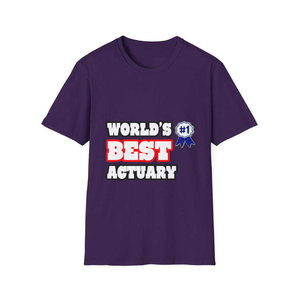 World's Best Actuary - Unisex Softstyle T-Shirt