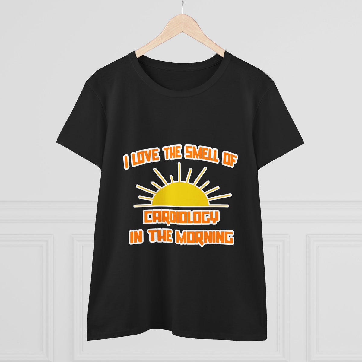 Smell of Cardiology in the Morning - Women's Midweight Cotton Tee