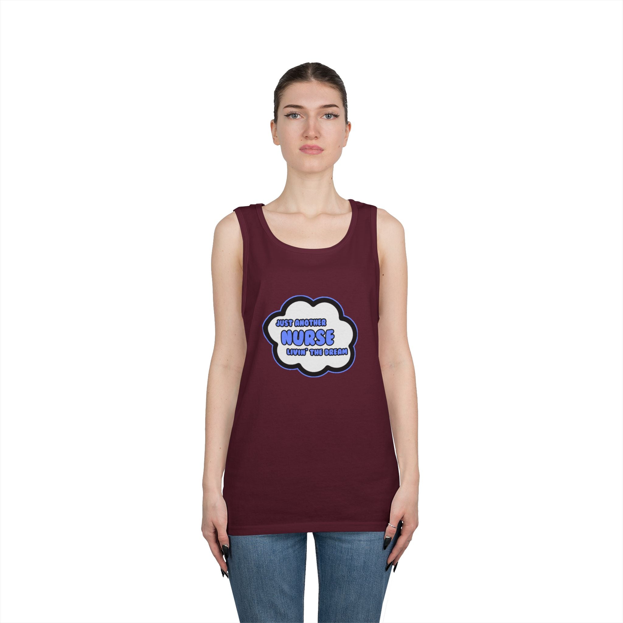 Nurse .. Livin' The Dream - Unisex Heavy Cotton Tank Top