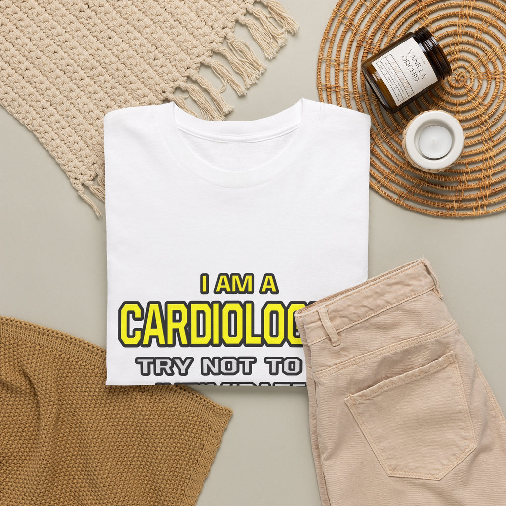 Cardiologist...Superior Intelligence - Unisex Heavy Cotton Tee