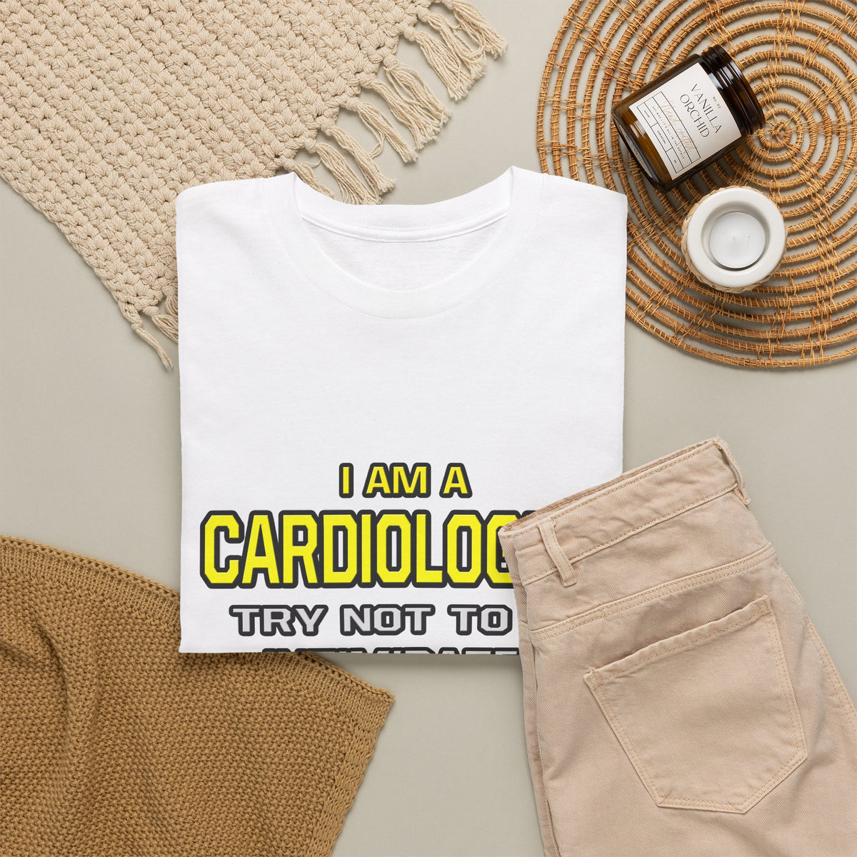 Cardiologist...Superior Intelligence - Unisex Heavy Cotton Tee