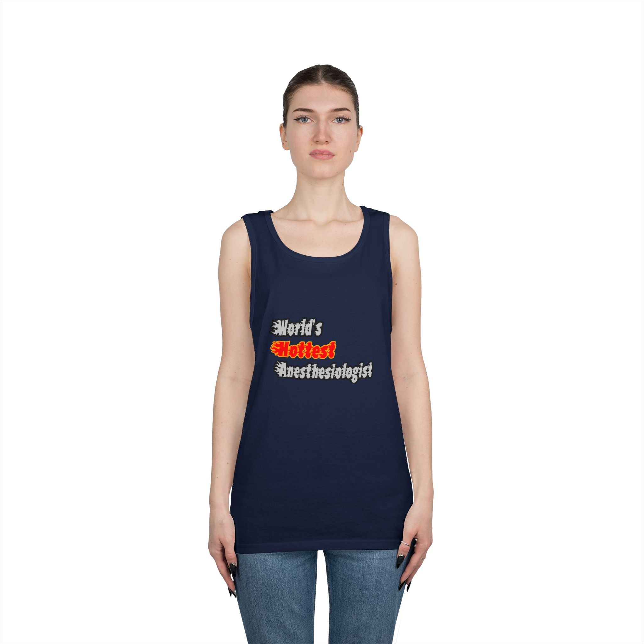 World's Hottest Anesthesiologist - Unisex Heavy Cotton Tank Top