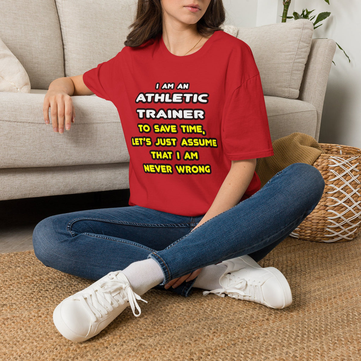 Funny Athletic Trainer T Shirts - Unisex Softstyle T-Shirt