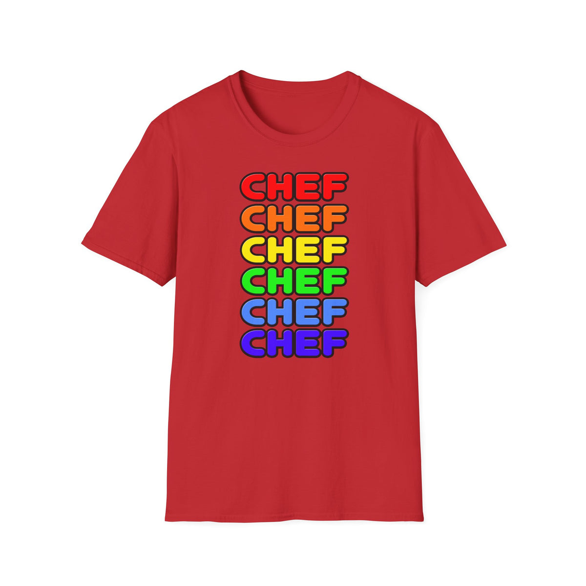 Rainbow Chef - Unisex Softstyle T-Shirt