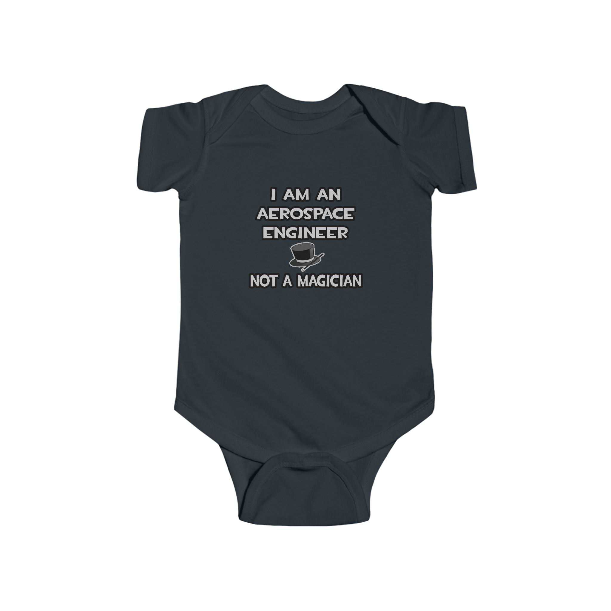 Aerospace Engineer ... Not A Magician - Infant Fine Jersey Bodysuit
