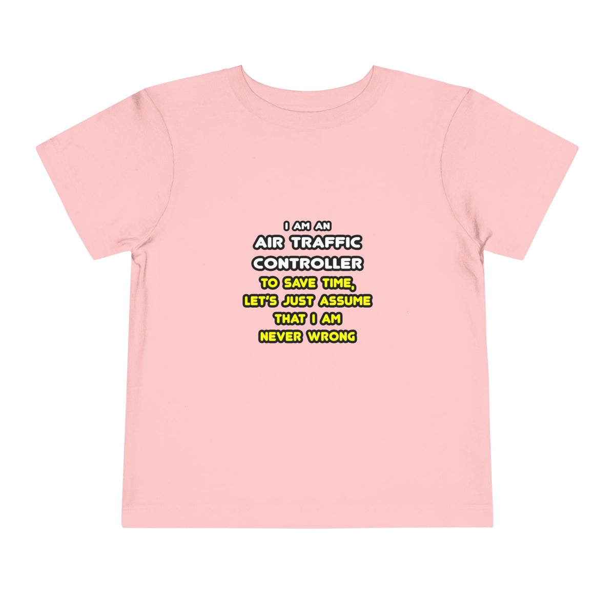 Funny Air Traffic Controller T Shirts - Toddler Short Sleeve Tee