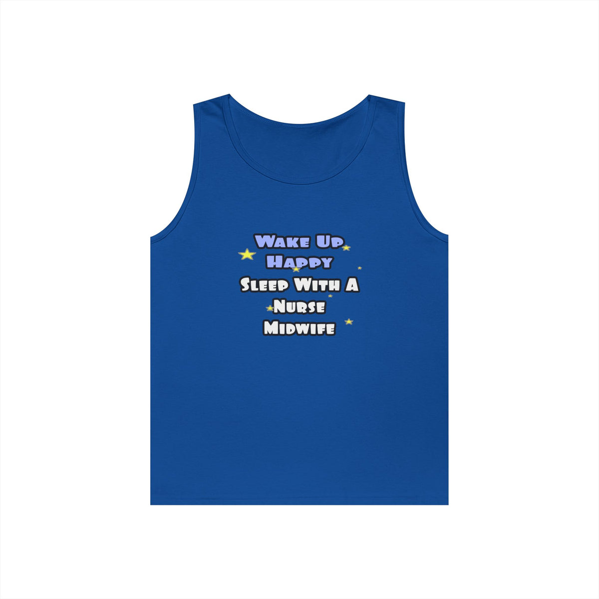 Wake Up Happy .. Sleep With Nurse Midwife - Unisex Heavy Cotton Tank Top