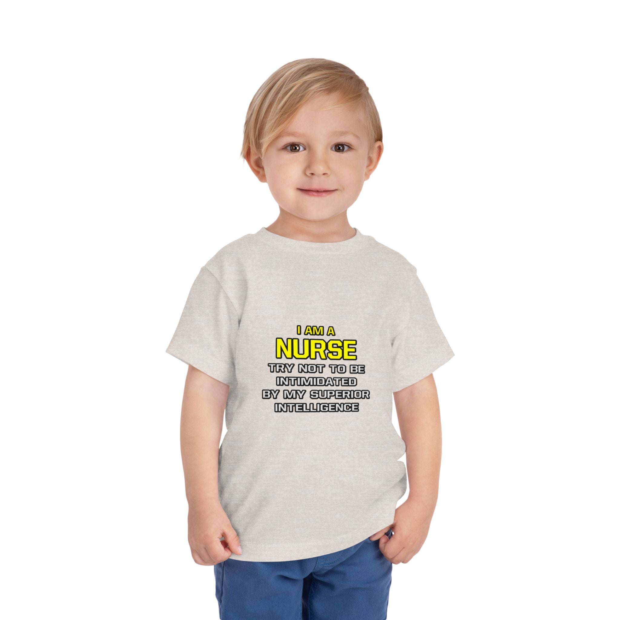 Nurse...Superior Intelligence - Toddler Short Sleeve Tee