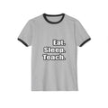eat sleep teach - Unisex Cotton Ringer T-Shirt