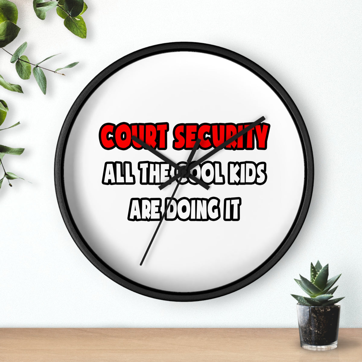 Funny Bailiff Shirts and Gifts - Wall Clock