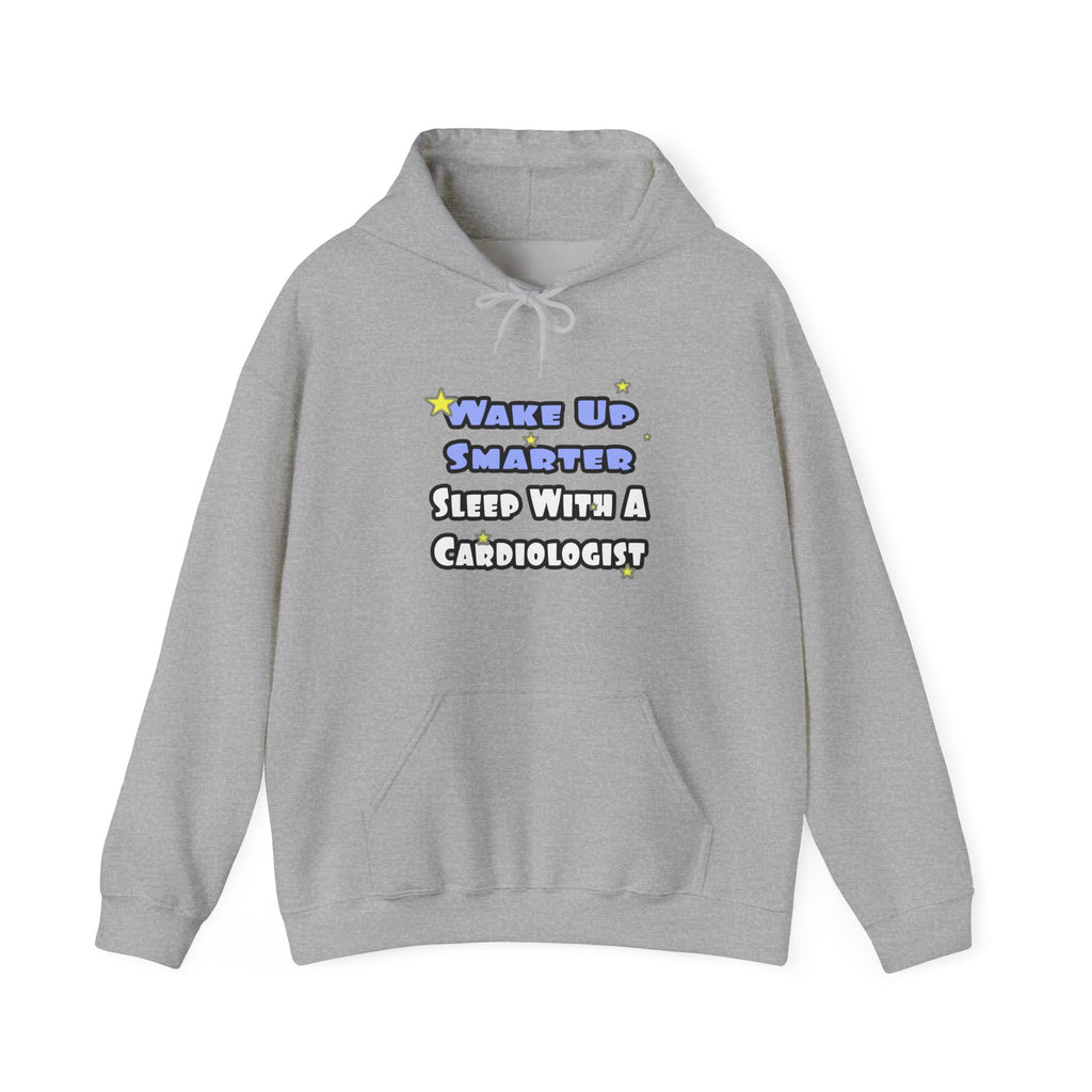 Wake Up Smarter...Sleep With a Cardiologist - Unisex Heavy Blend™ Hooded Sweatshirt