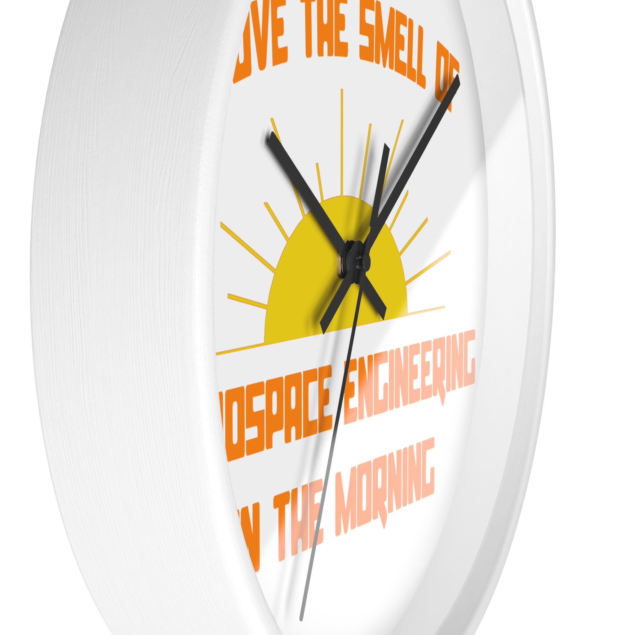 Smell of Aerospace Engineering in the Morning - Wall Clock