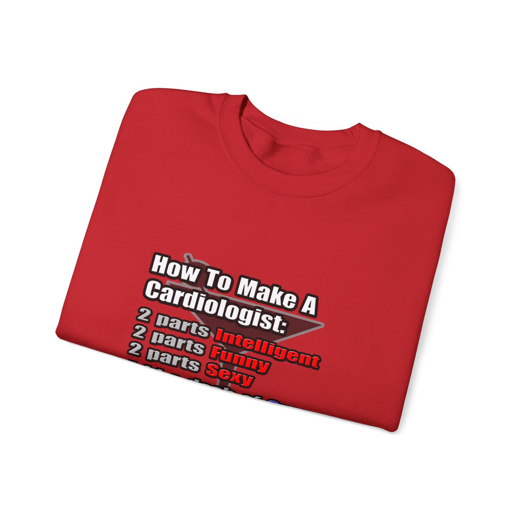 How To Make a Cardiologist - Unisex Heavy Blend™ Crewneck Sweatshirt