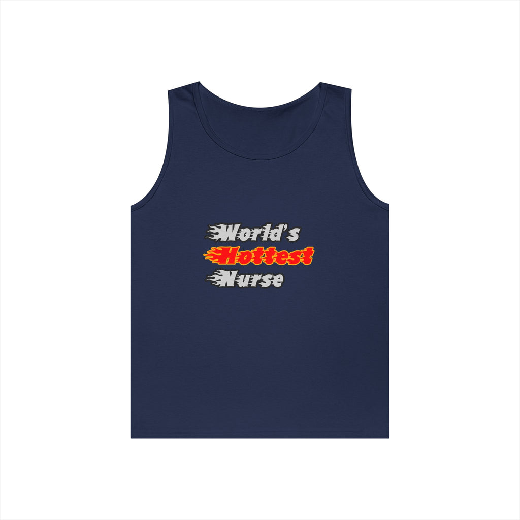 World's Hottest Nurse - Unisex Heavy Cotton Tank Top