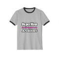 SuperMom...Architect - Unisex Cotton Ringer T-Shirt