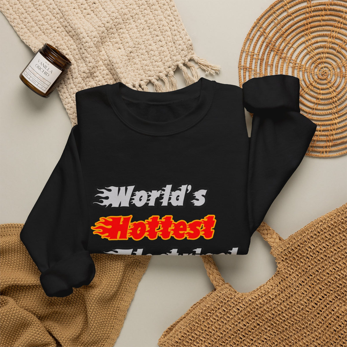 World's Hottest Electrical Engineer - Unisex Heavy Blend™ Crewneck Sweatshirt