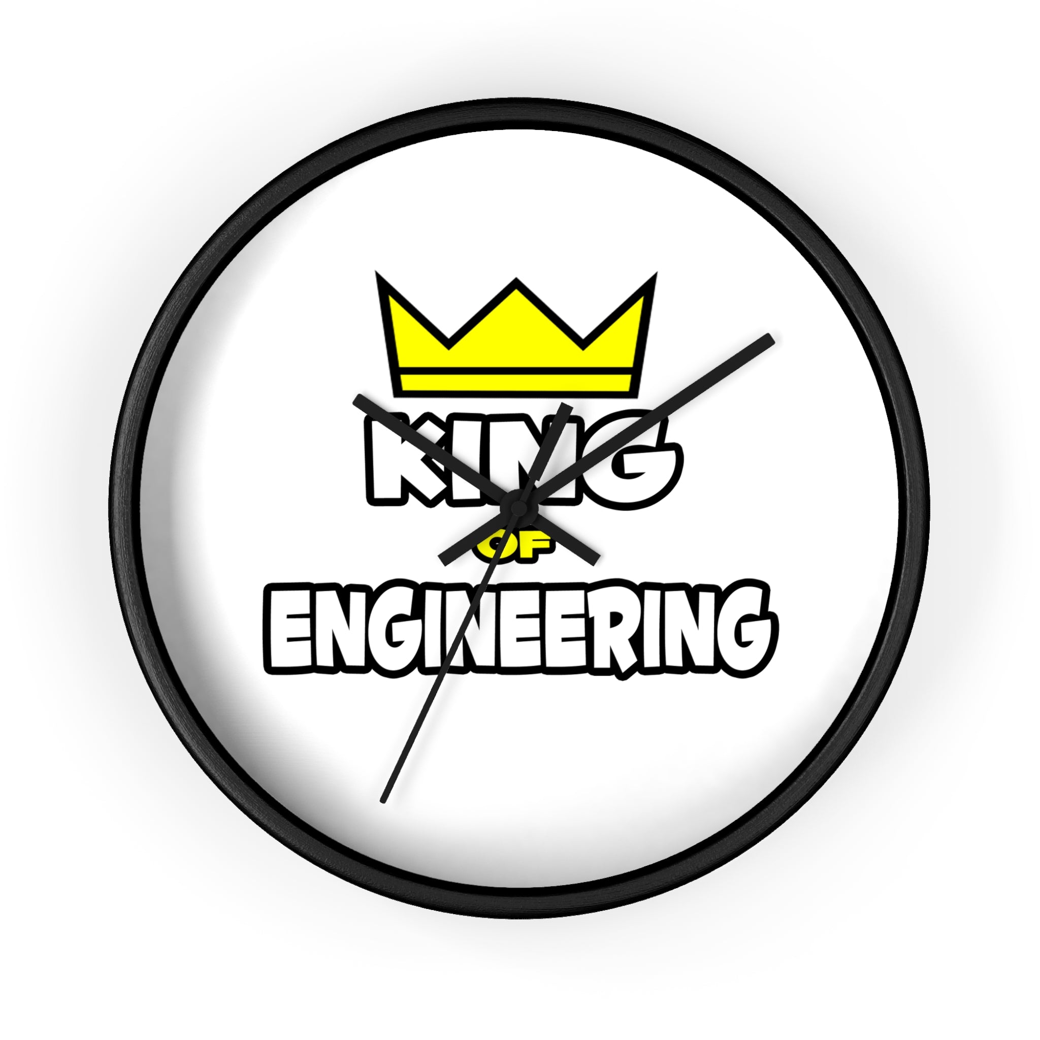 King of Engineering - Wall Clock