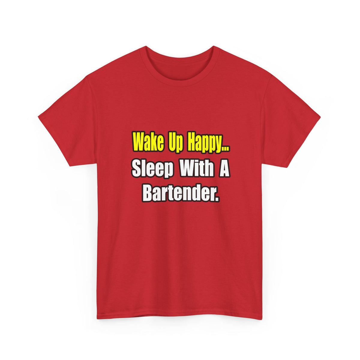 Sleep With a Bartender - Unisex Heavy Cotton Tee