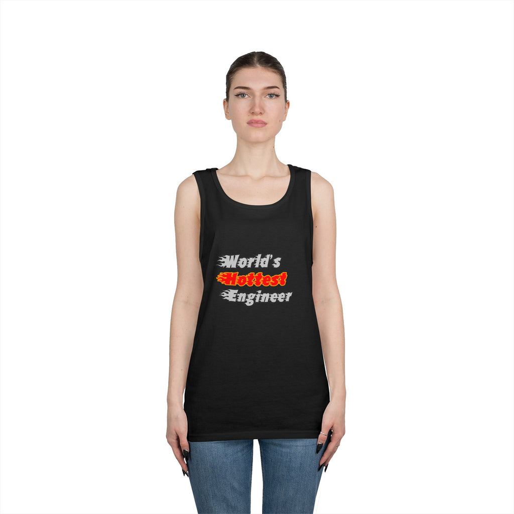 World's Hottest Engineer - Unisex Heavy Cotton Tank Top