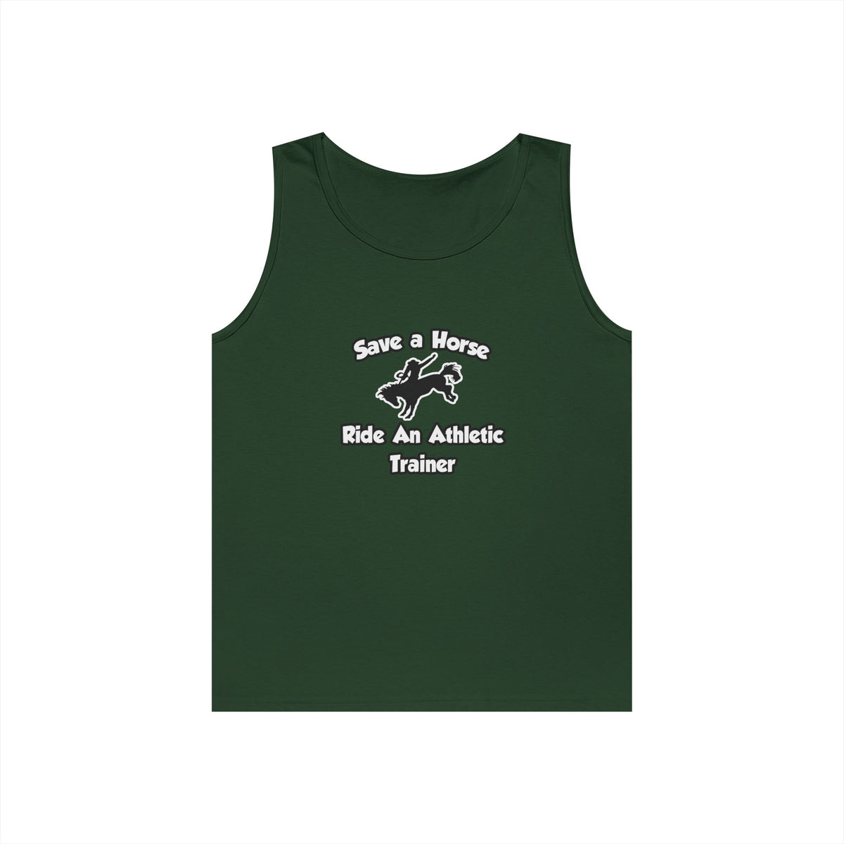 Save a Horse, Ride an Athletic Trainer - Unisex Heavy Cotton Tank Top