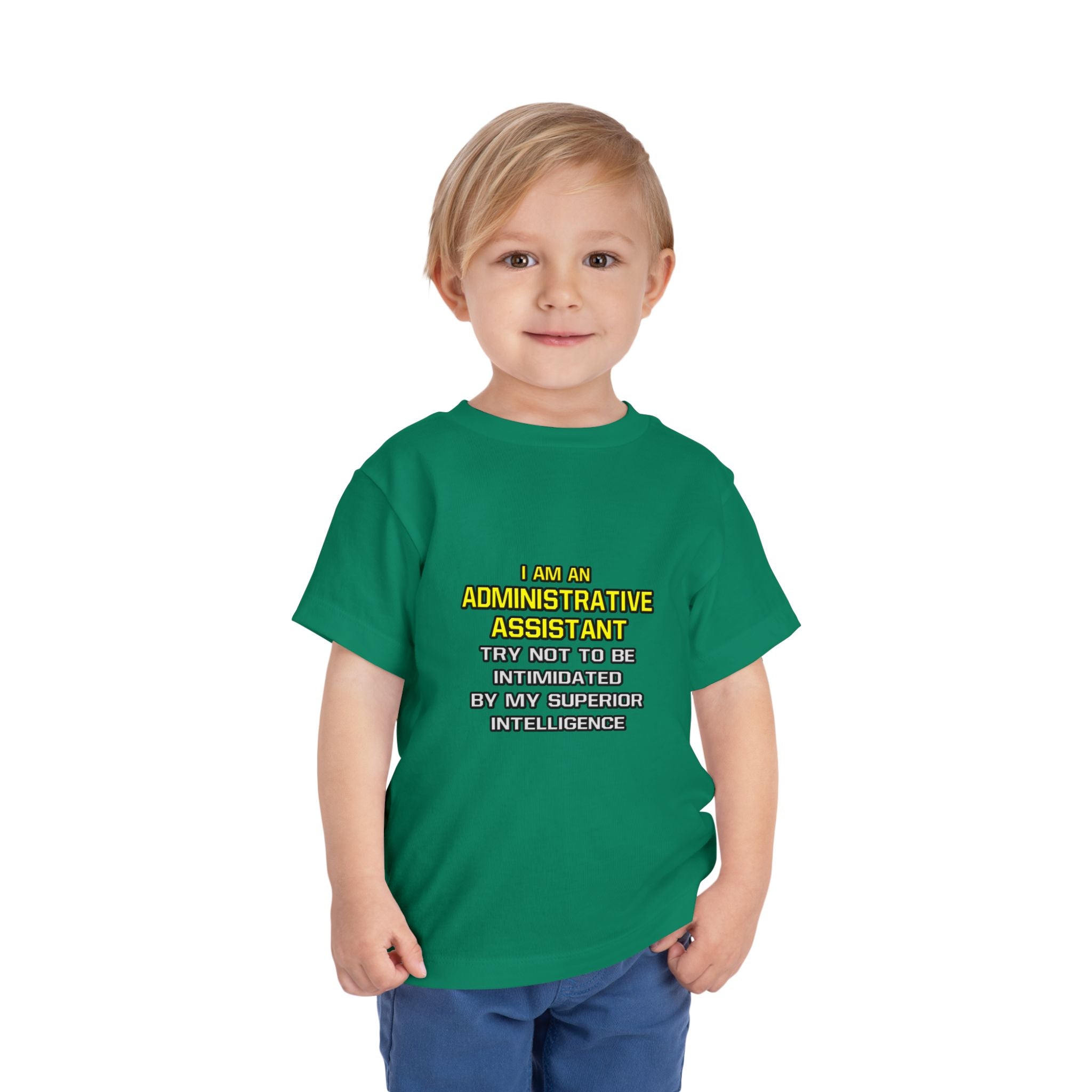 Administrative Assistant...Superior Intelligence - Toddler Short Sleeve Tee