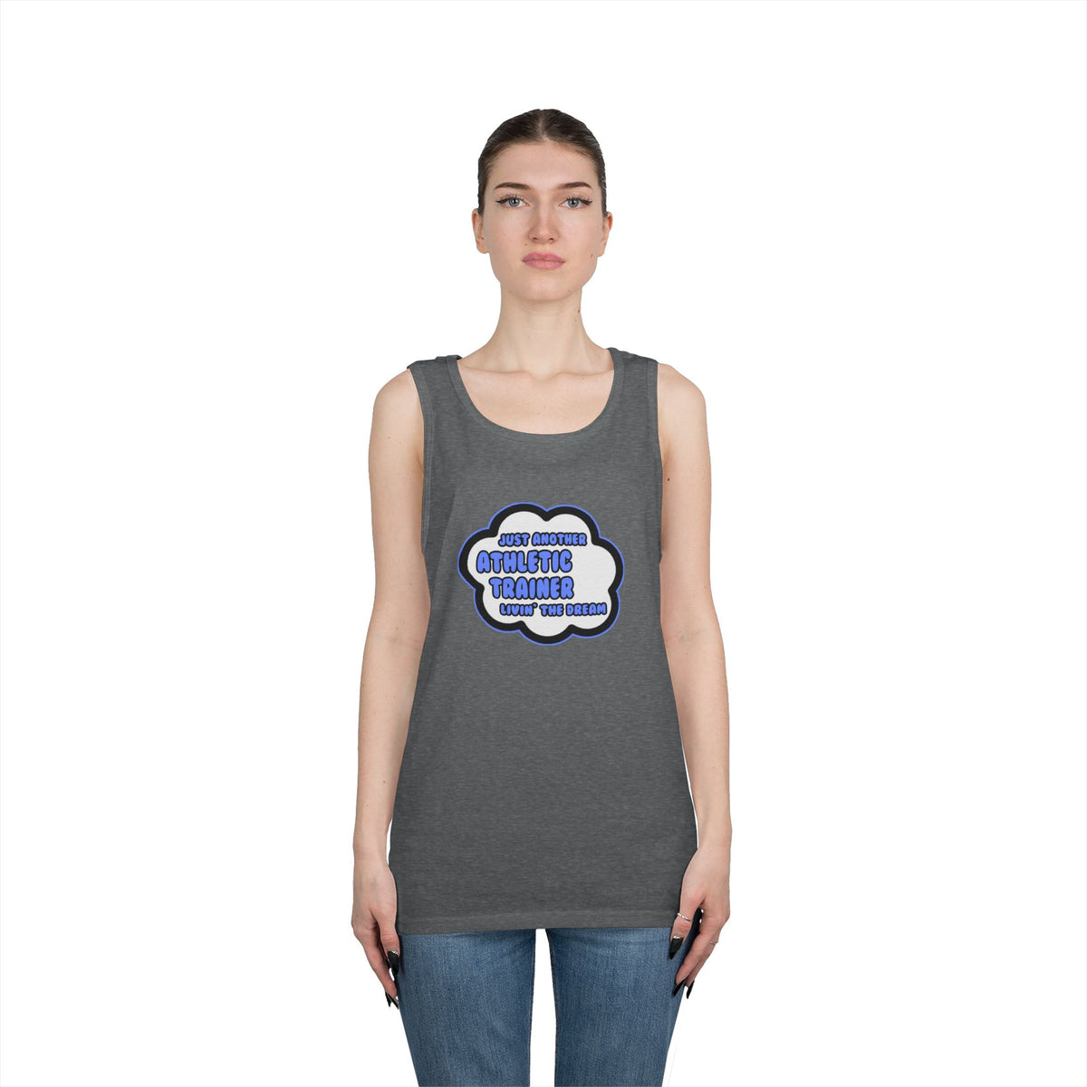 Athletic Trainer .. Livin' The Dream - Unisex Heavy Cotton Tank Top