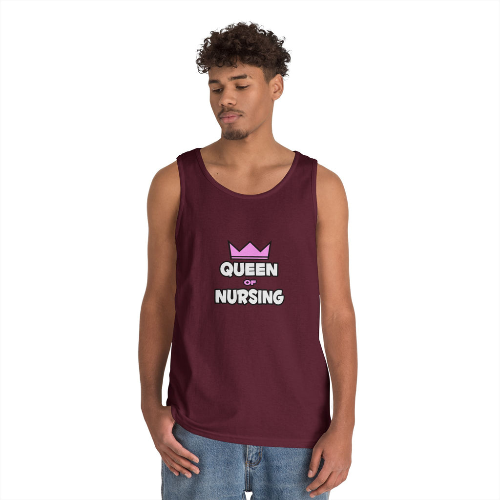 Queen of Nursing - Unisex Heavy Cotton Tank Top