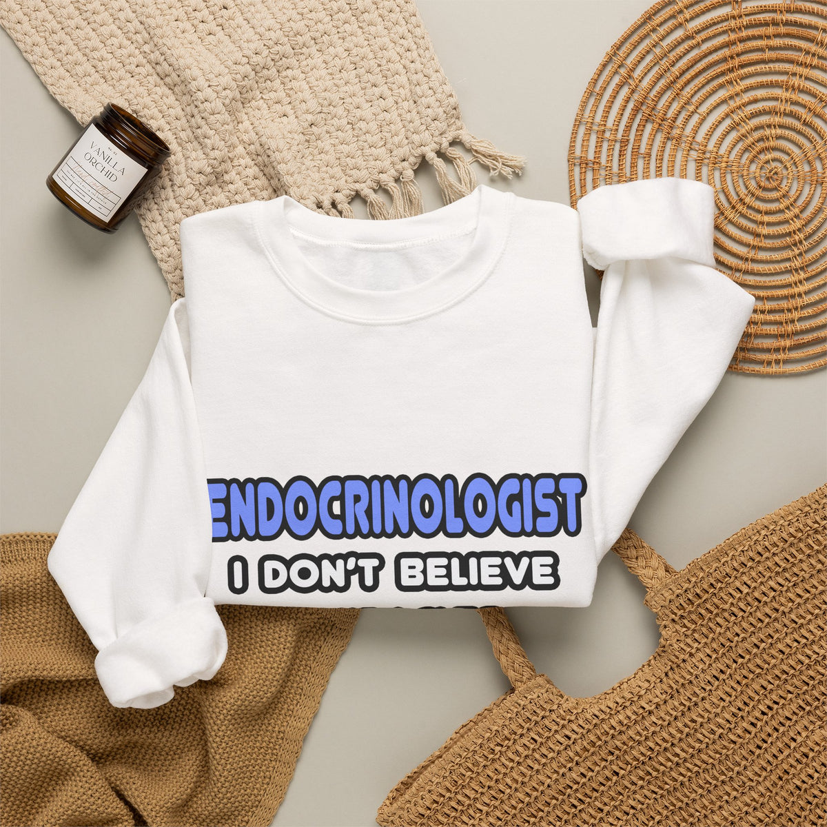 Miracles and Endocrinologists - Unisex Heavy Blend™ Crewneck Sweatshirt