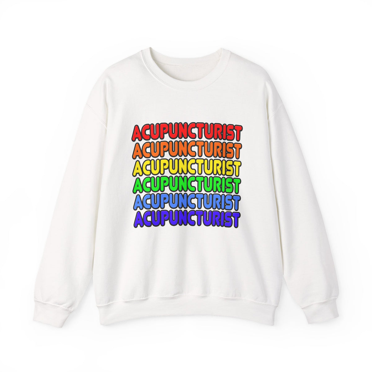 Rainbow Acupuncturist - Unisex Heavy Blend™ Crewneck Sweatshirt