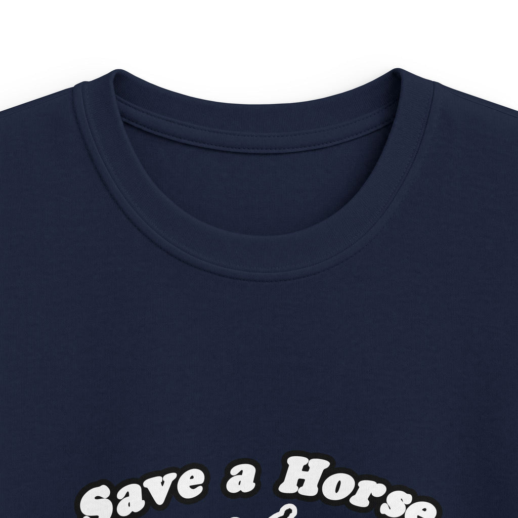 Save Horse Ride Biologist - Kids Softstyle Tee