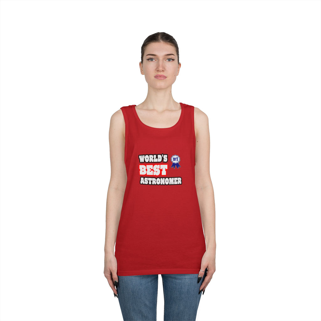World's Best Astronomer - Unisex Heavy Cotton Tank Top
