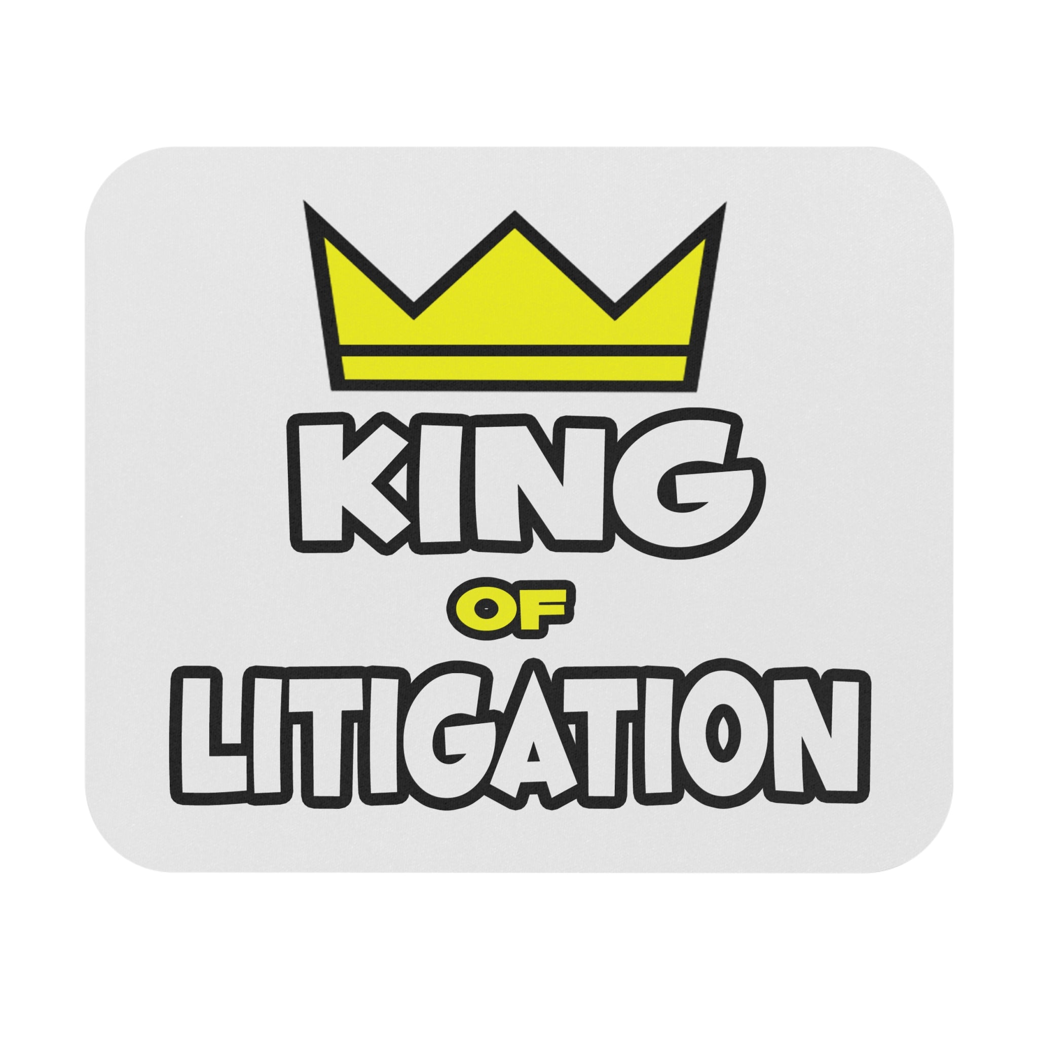 King of Litigation - Mouse Pad (Rectangle)