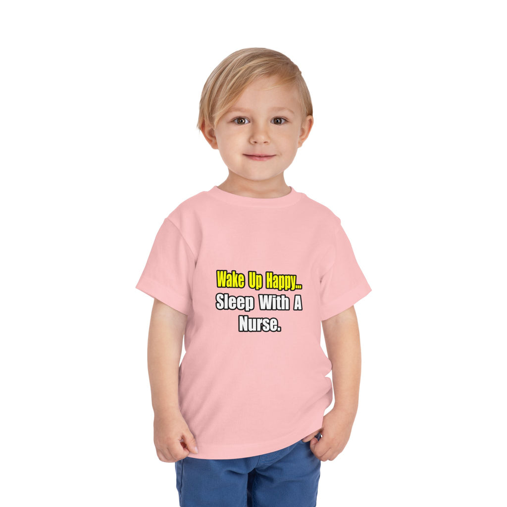 Sleep With a Nurse - Toddler Short Sleeve Tee